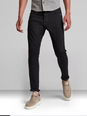 G-Star Raw Black Lancet Skinny Jeans NWOT 33 X 32
